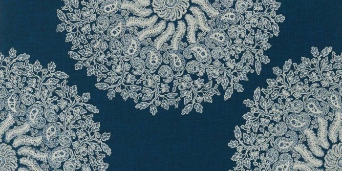 960x960 La Provence - Navy wallpaper | Palampore | Anna French