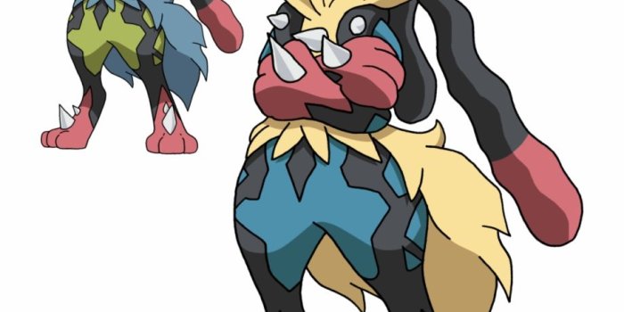 920x1145 Clipart Wallpaper Blink - Mega Evolucion De Lucario Free PNG Images