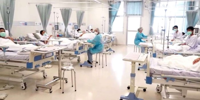 1600x900 1st images emerge of Thai boys in hospital after being rescued from