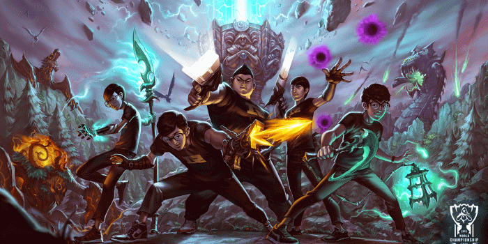 2560x1440 16 teams. 16 artists. Worlds Wallpapers are Here. | League of Legends