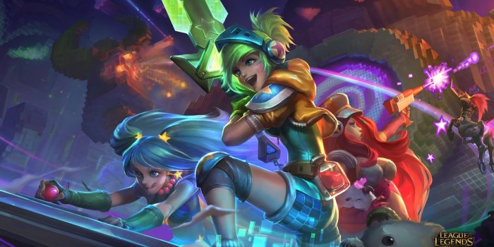 1600x900 Arcade Skins Wallpaper - League of Legends Wallpapers