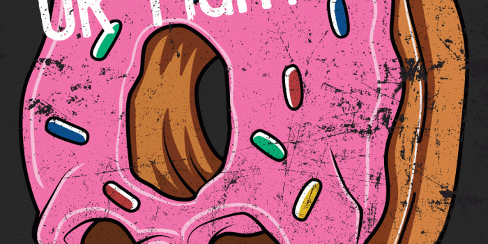 1080x1920 Donut Skull Wallpaper - Feed Me Fight Me