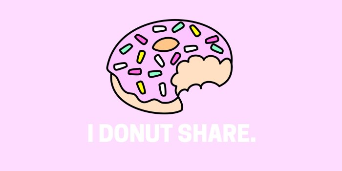 2732x2048 I Donut Share Free Desktop Wallpaper