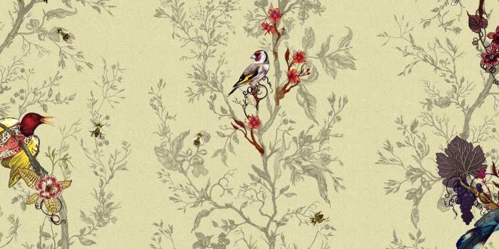 1200x1798 Timorous Beasties Wallcoverings - Birds n Bees wallpaper