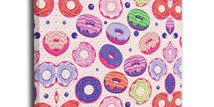 1200x1200 Amazon.com: Hanging Decorations Donut Wallpaper Wall Art Decor for