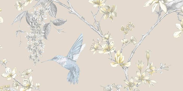 1764x2217 Graham & Brown Simplicity Bird Wallpaper