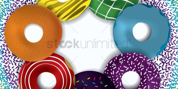 1300x1300 Donut wallpaper Vector Image - 1537922 | StockUnlimited