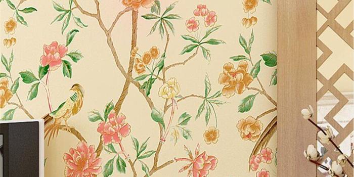 1000x800 US $30.15 33% OFF|Beibehang European style relief flower bird wallpaper  living room bedroom shop background wallpaper roll 3d wallpaper for  walls-in