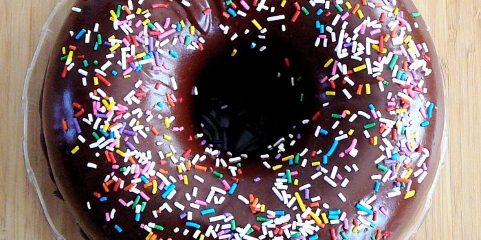 1425x1273 Chocolate Covered Donut With Sprinkles HD Wallpaper, Background Images