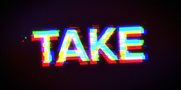 2560x1440 Download 2560x1440 Take, Glitch, Word Wallpapers for iMac 27 inch