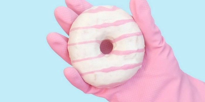 720x1544 Donut Hand Glove Wallpaper - [720x1544]