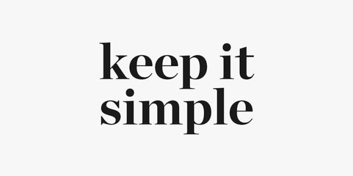 828x1792 iPhone XR Wallpaper HD Keep It Simple Word Quote White Art Design