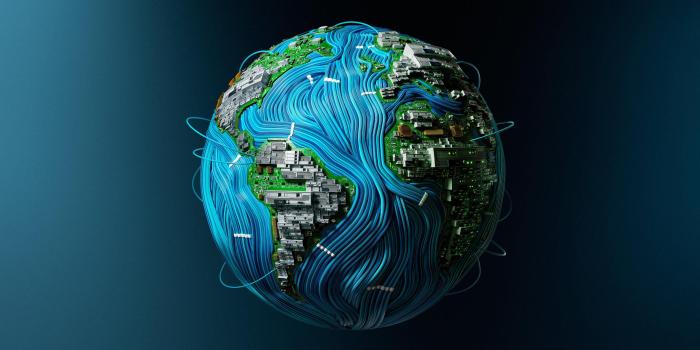 2560x1440 High Tech Earth. [2560x1440] : wallpapers