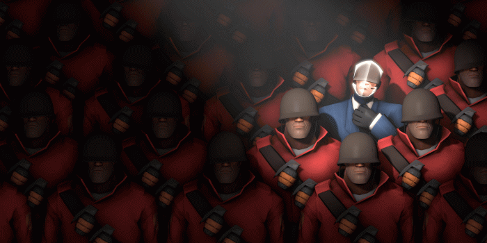 3840x2160 TF2 Wallpaper - The Odd One Is Out : tf2