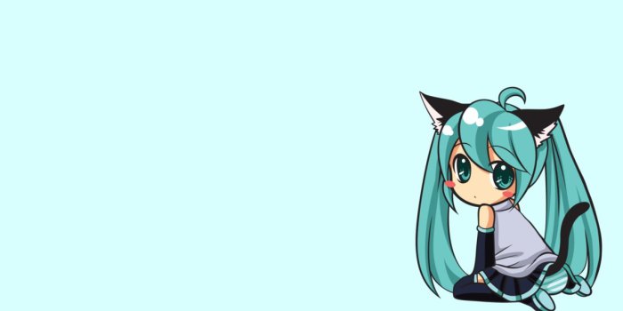 1191x670 Chibi Hatsune Miku Wallpapers High Resolution To Download - Cat