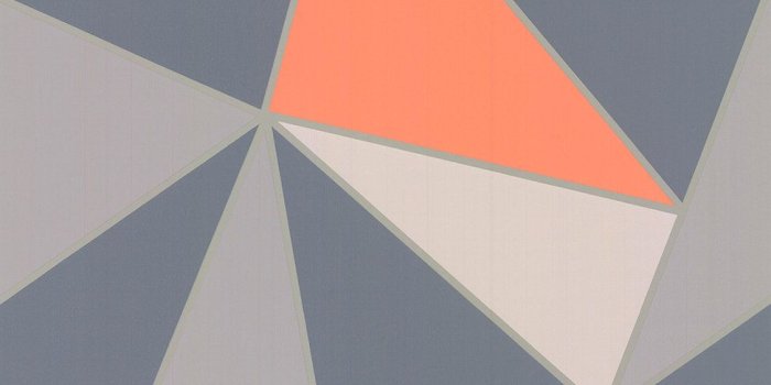 974x1000 Apex Geo by Albany - Burnt Orange - Wallpaper - FD42002