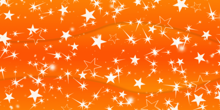 1024x768 Orange Stars Wallpaper by Poronyos-II