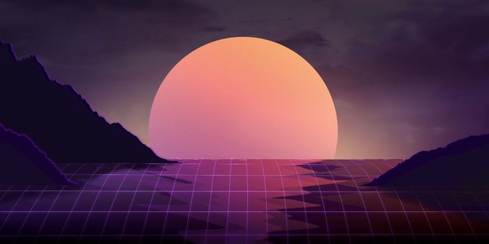 2560x1440 2560x1440 Vapor Wave Sunset 4k 1440P Resolution HD 4k Wallpapers