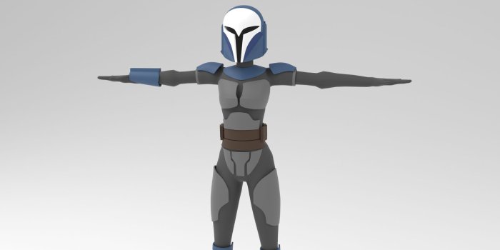 1920x1080 Bo-Katan from Star Wars WIP - Works in Progress - Blender Artists