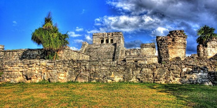 1280x854 Wallpaper Mexico Mayan Tulum HDRI Ruins Grass Cities