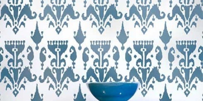 1000x1000 Wall stencils, Stencils, ikat stencil patterns for easy DIY decor.