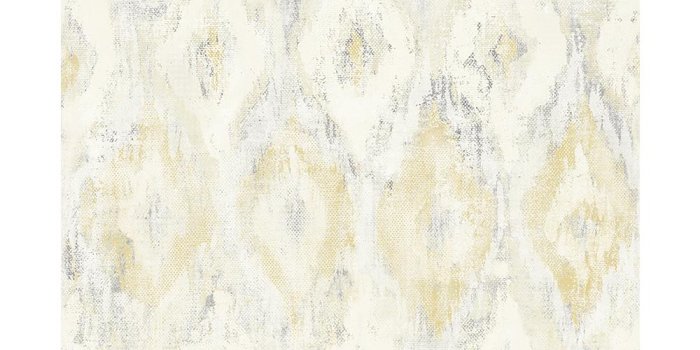 1000x1000 57.8 sq. ft. Gilboa Yellow Ikat Wallpaper