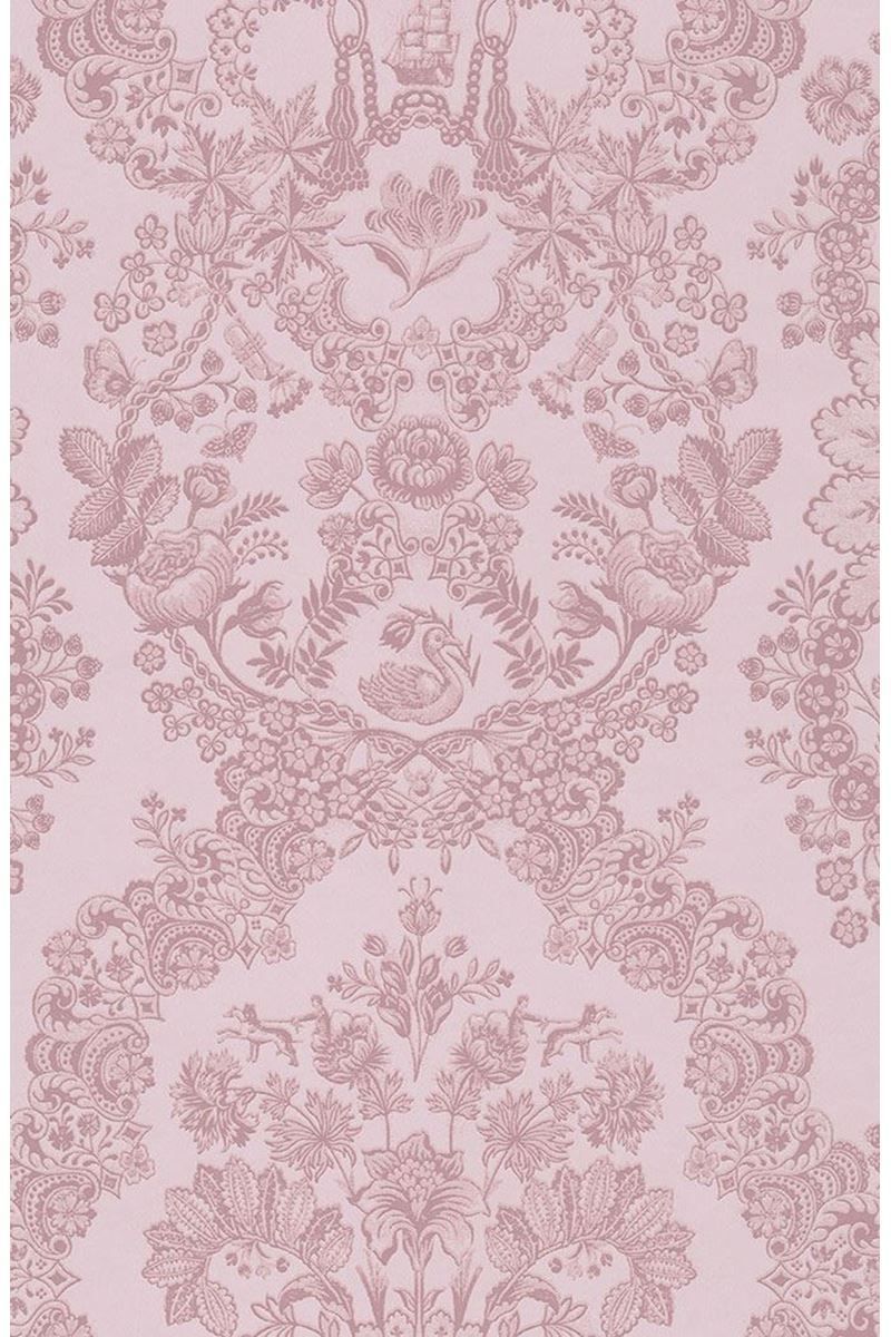 800x1200 Lacy Dutch wallpaper soft pink