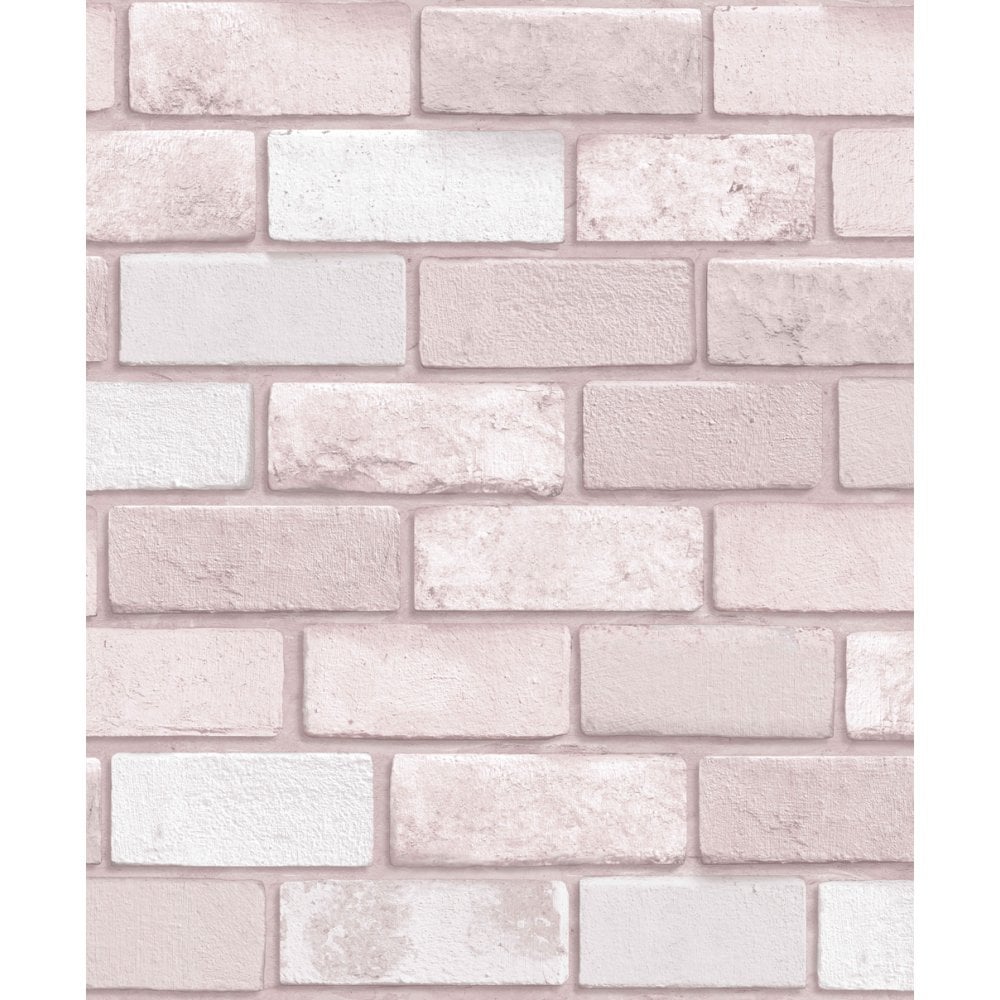 1000x1000 Diamond Pink Brick Effect Modern Glitter Traditional Soft Pink Subtle  Shimmer Wallpaper 260005