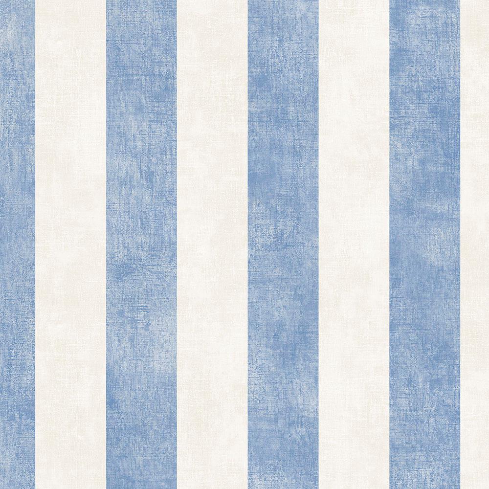 1000x1000 Soft Blue & Beige Stripe Wallpaper
