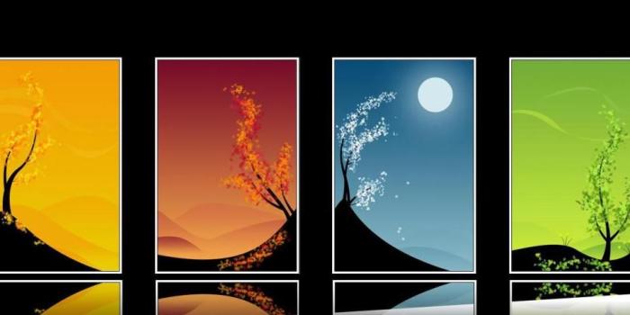 960x854 Hd Four Seasons android wallpapers | Blue Wallpaper! in 2019