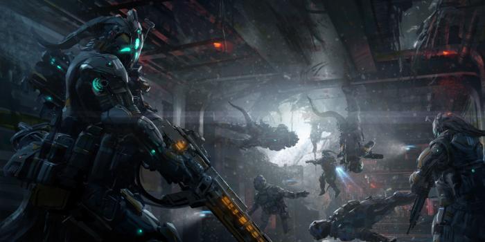 2560x1440 Creature Sci Fi Warrior, HD Artist, 4k Wallpapers, Images