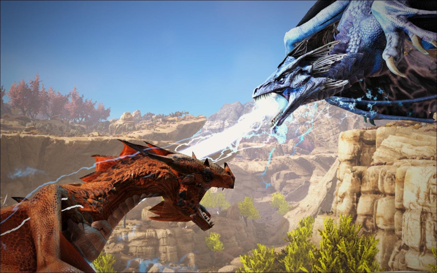 1440x900 Fire Wyvern vs Lightning Wyvern - Community Albums - ARK - Official