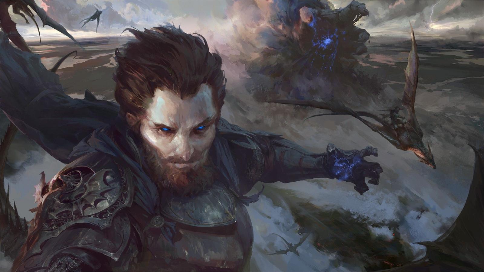 1920x1080 warrior, Fantasy art, Wyvern Wallpapers HD / Desktop and Mobile