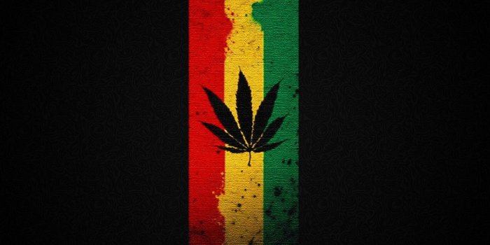 1332x850 Wallpaper grass, leaves, minimalism, weed, hemp, Rasta, Ganja