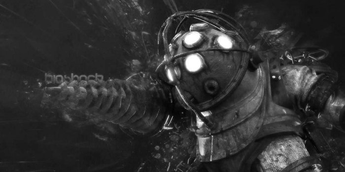 1600x1200 Drill Attack - Bioshock Wallpaper