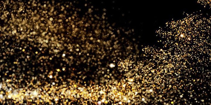 828x1792 iPhone XR Wallpaper Gold Sparkle Beauty Dark Hazy Design Wallpaper