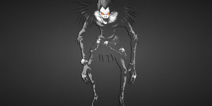 1920x1200 Death Note Ryuk digital wallpaper, Terror, Ryuk, anime, selective