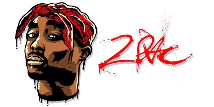 1280x720 Photoshop | 2Pac portrait Wallpaper