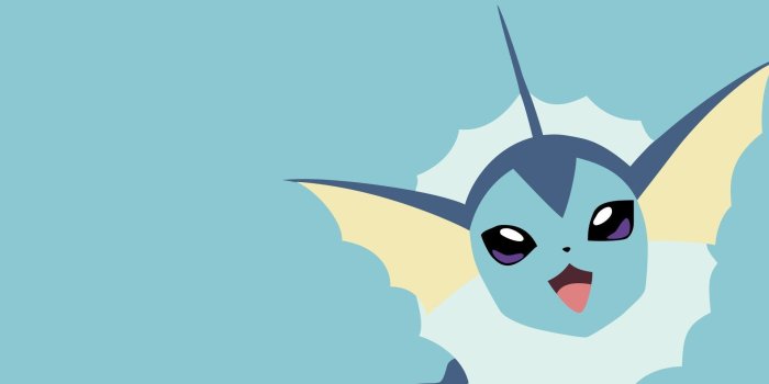 1920x1080 Eevee, Eeveelution, Minimal, Pokemon, Vaporeon HD Wallpaper