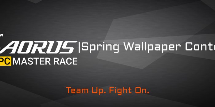 4668x1858 AORUS x PC Master Race Spring Wallpaper Contest! : pcmasterrace