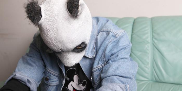 1332x850 Wallpaper music, mask, Panda, hip-hop, germany, panda, cro, Carlo