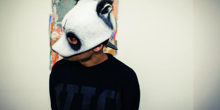 1332x850 Wallpaper music, mask, Panda, hip-hop, germany, panda, cro, Carlo