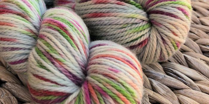 2000x2000 Wallpaper Roses hand dyed Australian 8ply fine merino wool yarn.