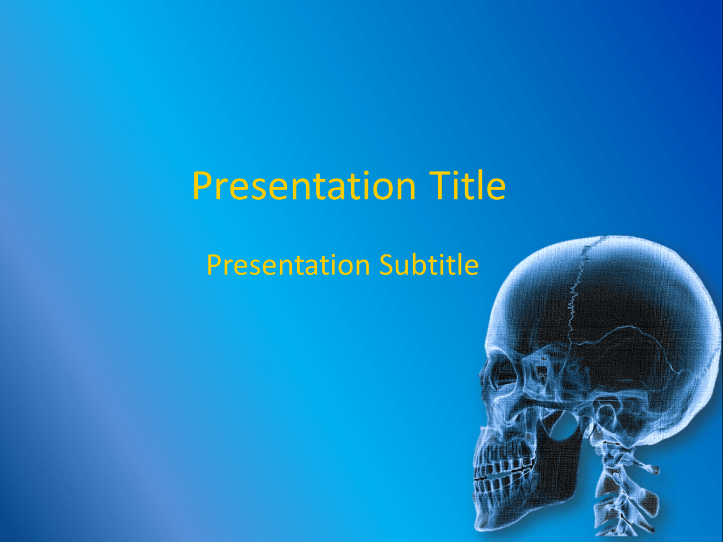 1440x1080 Free download Orthopedics powerpoint template download medical
