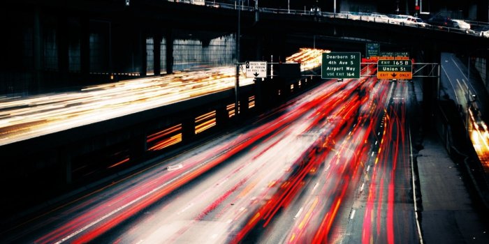 1920x1080 Highway Traffic At Night HD Wallpaper, Background Images