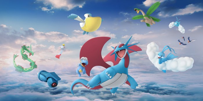 4800x2520 HD wallpaper: Pokémon, Salamence, drawing, dragon, nature, cartoon