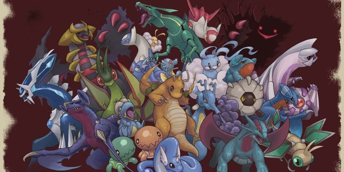 1484x899 pokemon flygon dragonair dragonite palkia dratini salamence rayquaza