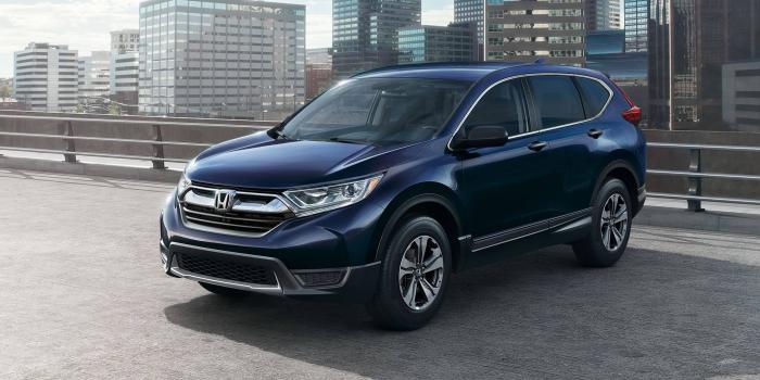 2800x1170 2018 Honda CR-V blue color city background hd wallpaper - Latest