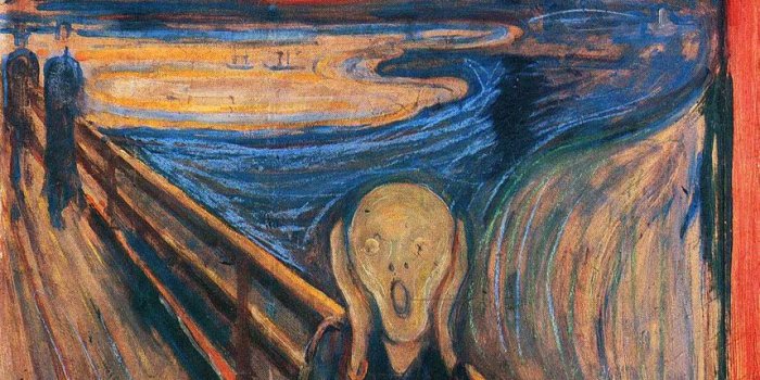 858x1080 The Scream - Edvard Munch Wallpaper Image