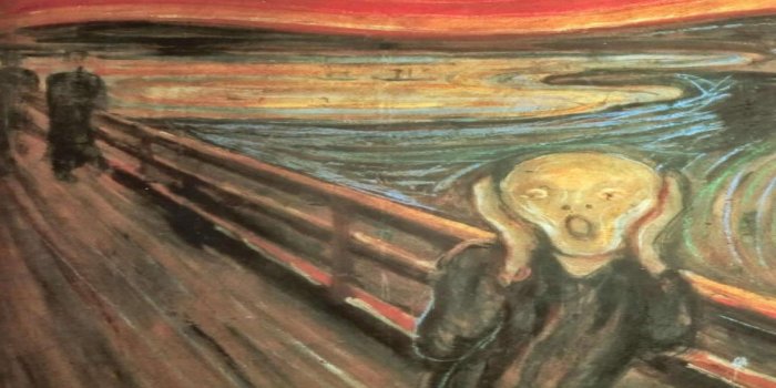 1366x768 40+ The Scream Painting Wallpapers - Download at WallpaperBro